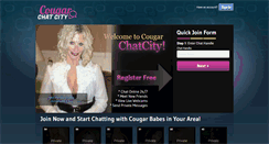 Desktop Screenshot of cougarchatcity.com
